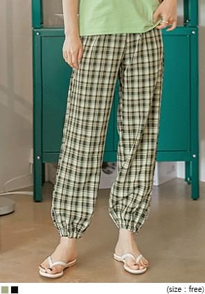 GRENY CHECK JOGGER PANTS