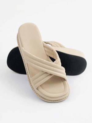 Warm-up heel slippers 5cm