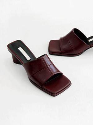 Square Mule Slippers 5cm