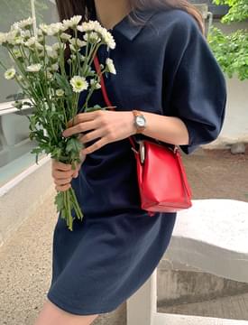 Anna Puff Collar Dress