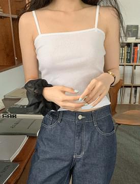 Slim Cotton Ribbed Sleeveless