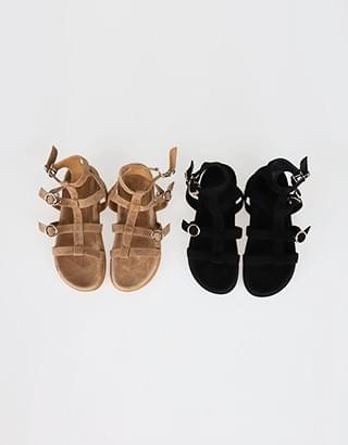 브라우닝 스웨이드 샌들 (2colors)