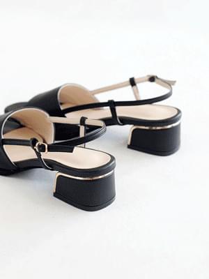 Elegant slingback sandals 4cm