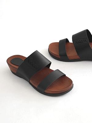 Slip Tension Wedge Slippers 4cm