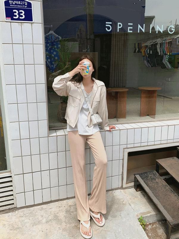 웨이브 숏 야상
