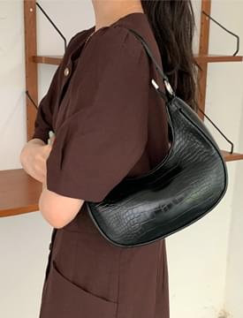 라운드 크로커숄더백 (3color)