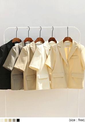 Boxy Peak Lapel Jacket