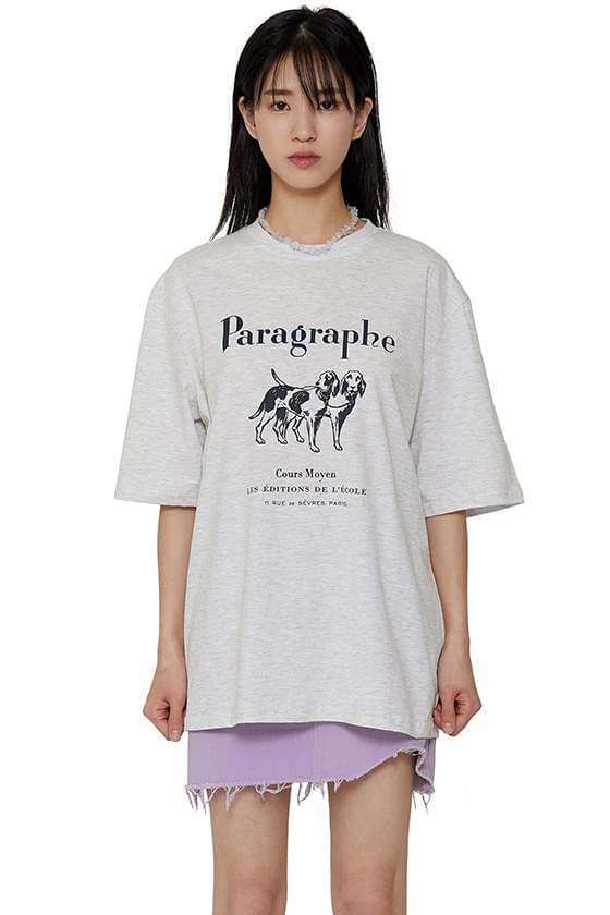 Dog print T-shirt