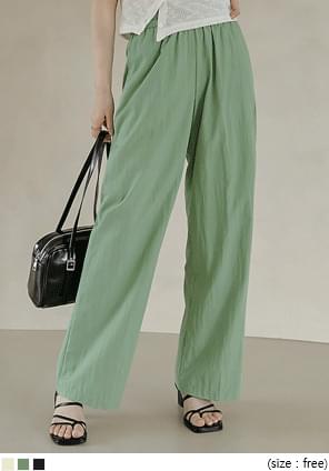 Assorted Pocket Wide Pants