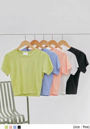 Short Sleeve Pintuck T-Shirt