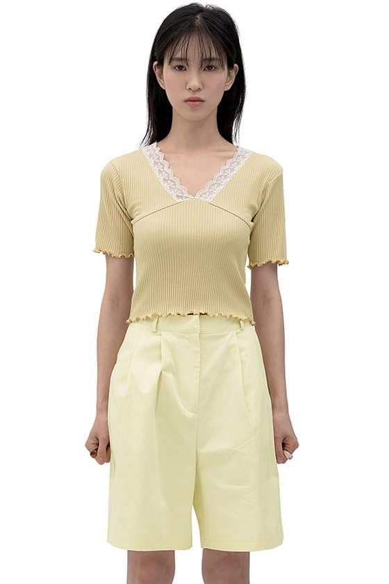 Prosome Lace V-Neck Knitwear