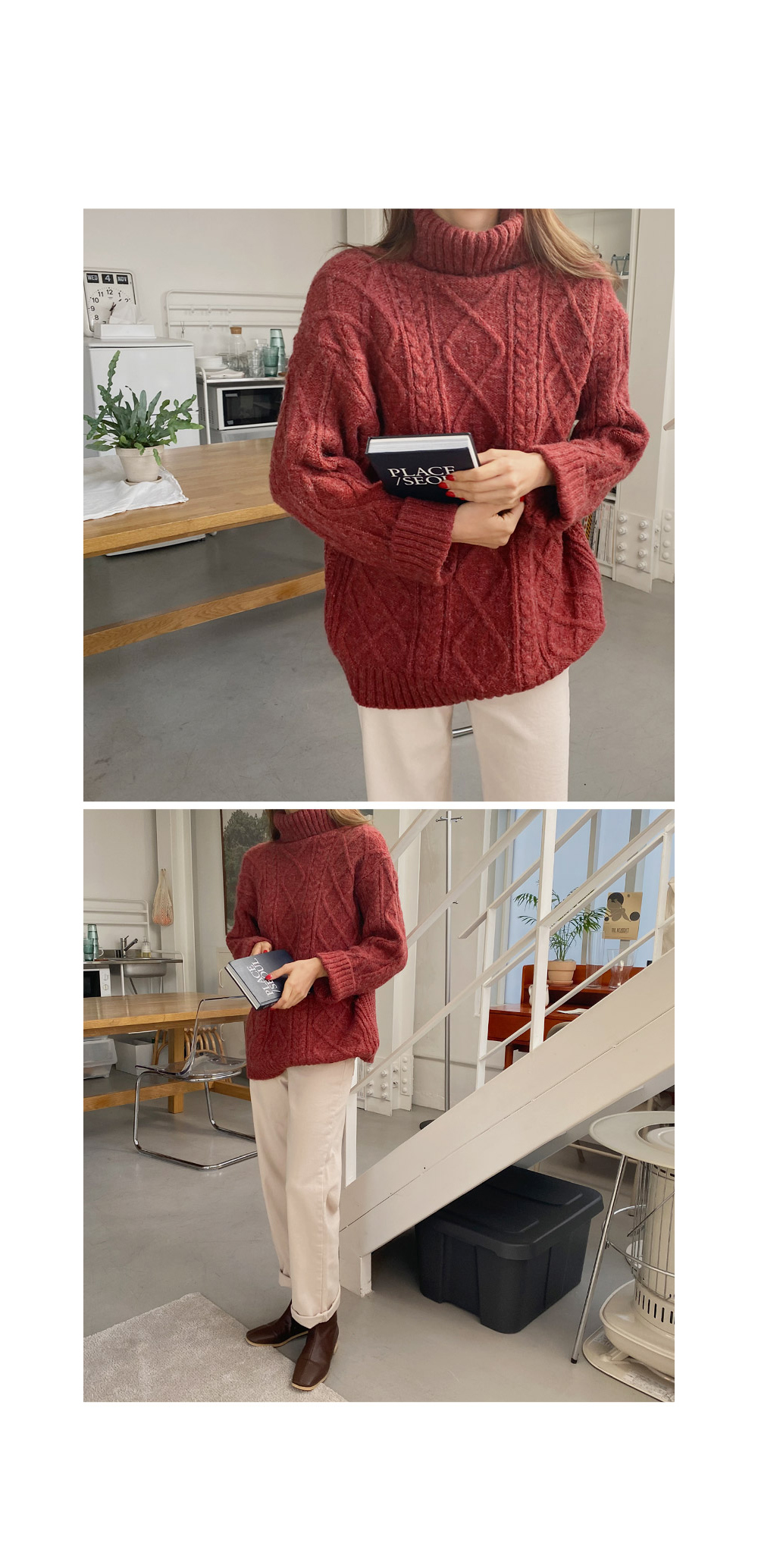 long sleeved tee model image-S1L31