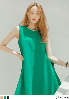 Sleeveless Swing Dress