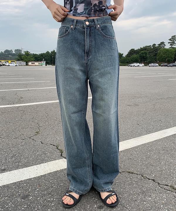 Teen Denim Wide Pants