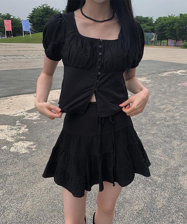 pure button blouse