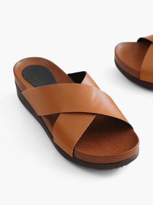 Mood-on wedge slippers 5cm