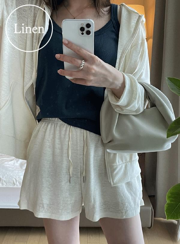 Bijou Linen Banding Pants