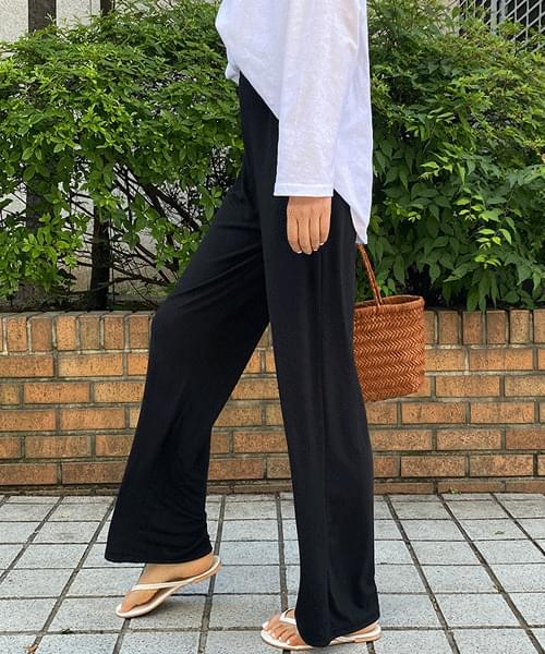 뮤즈 와이드 밴딩팬츠