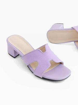 Beautiful color mule slippers 5cm