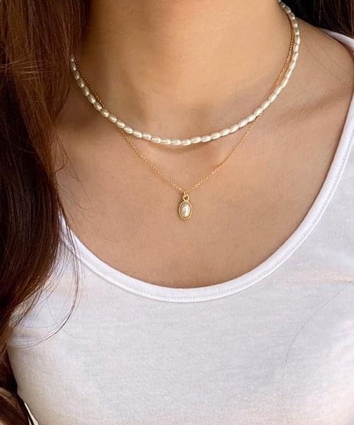 grace pearl necklace set