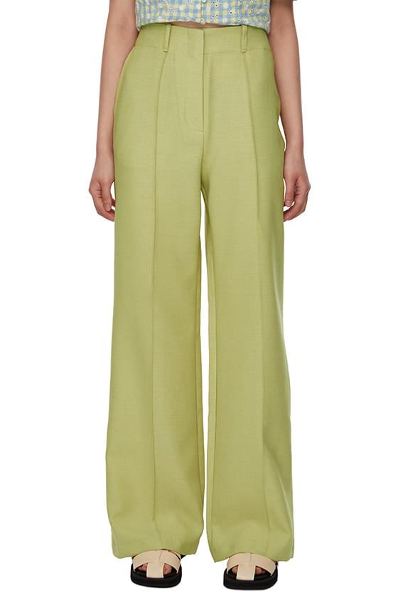 hopper pintuck Flared slacks