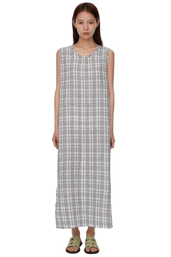 brunch check long dress