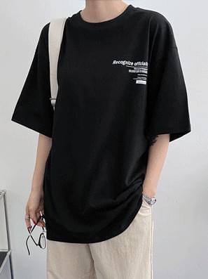 오피셜뒷프린팅반팔티(3color)