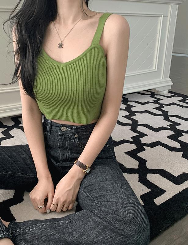 Mod in Crop Knitwear Sleeveless t