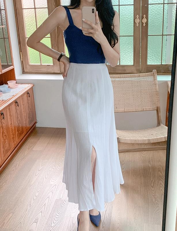 Suwanee linen long skirt