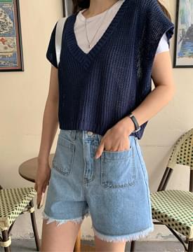デニムショートパンツ