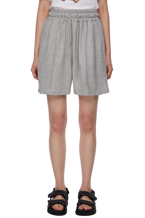 casual pintuck track shorts