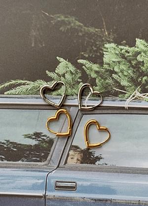 Lupus Heart Ring Earrings