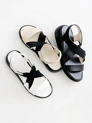 Perfect leather slingback sandals 4cm