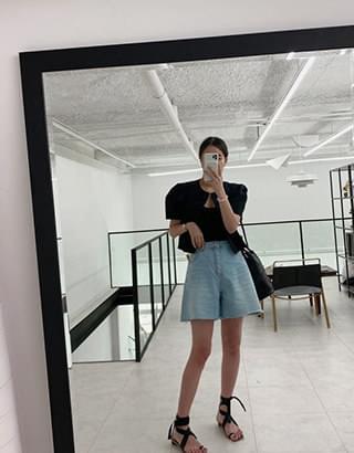 牛仔短褲