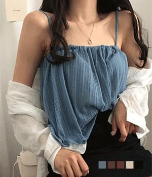 알로하 끈 플레어 나시