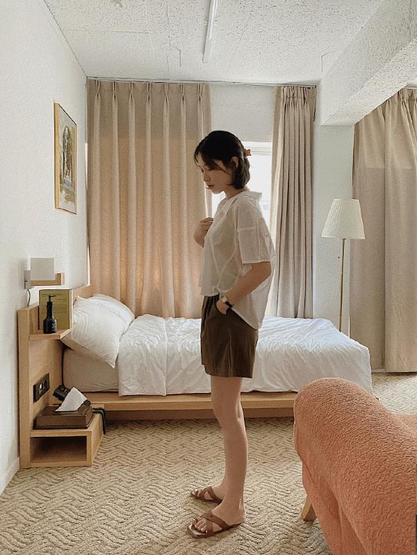 Lindy cropped short sleeve shirt