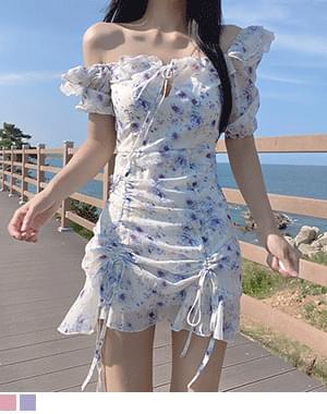 露肩洋裝