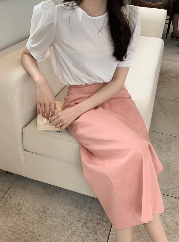 slim long skirt