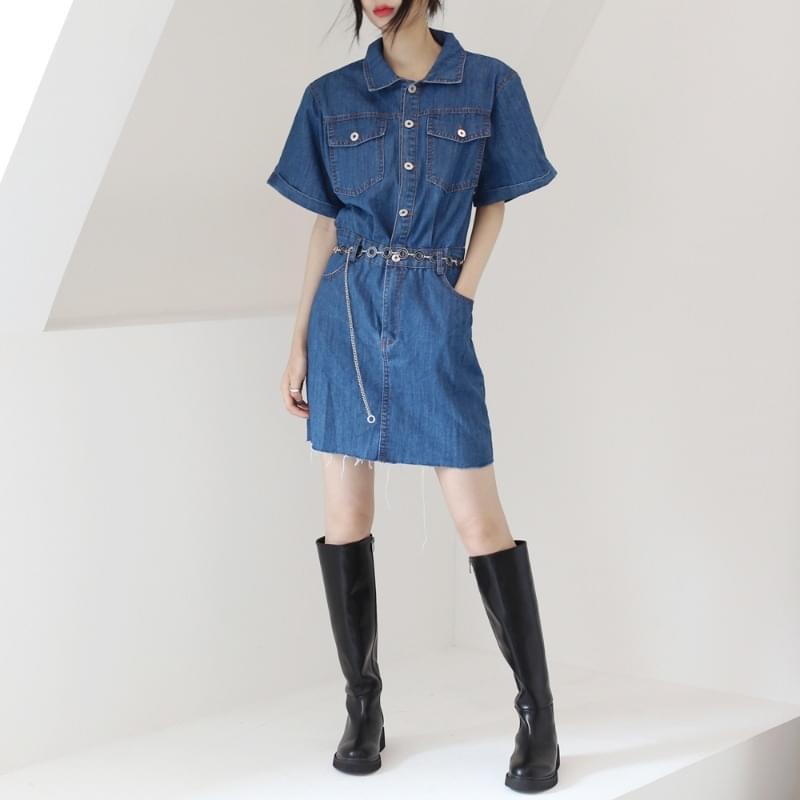 牛仔洋裝