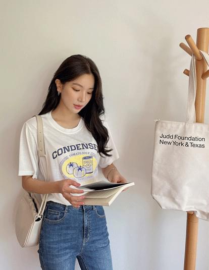 컨덴스 프린팅 반팔 티셔츠