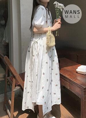 細肩帶緞面洋裝