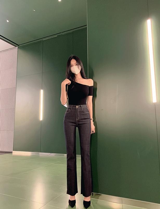 로시생지트임부츠컷 pants (데님)