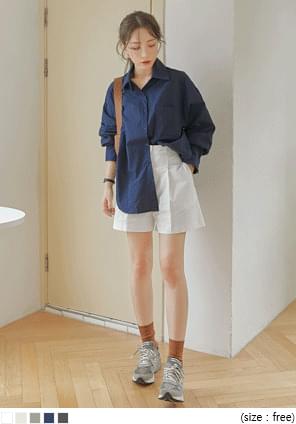 REO BIO WASHING POCKET BOXY SHIRTS