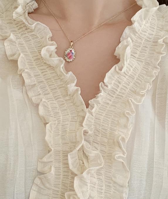 프린즈 blouse 핑크만 있음