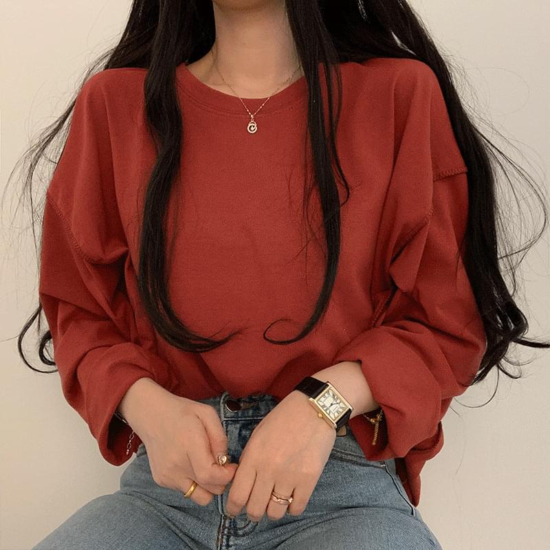 색감깡패 데끼 오버핏 긴팔T