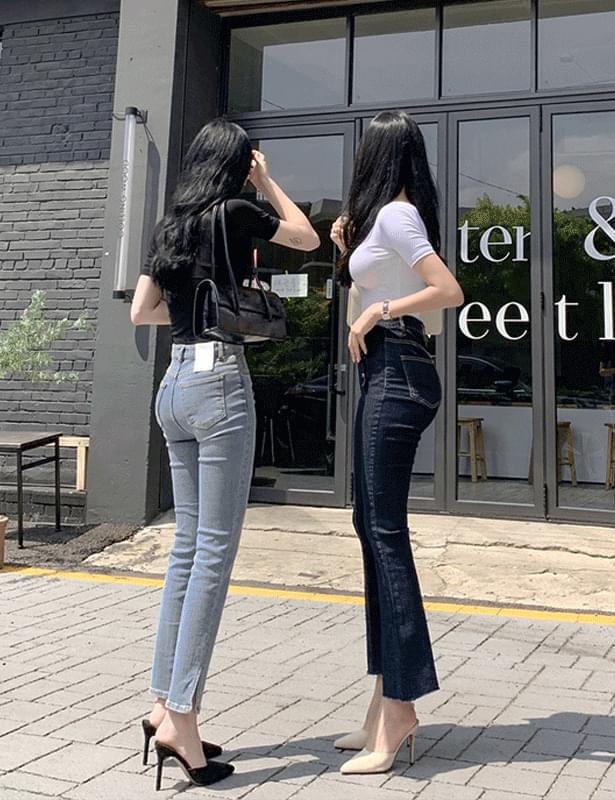 하번절개스티치부츠컷 pants (데님)