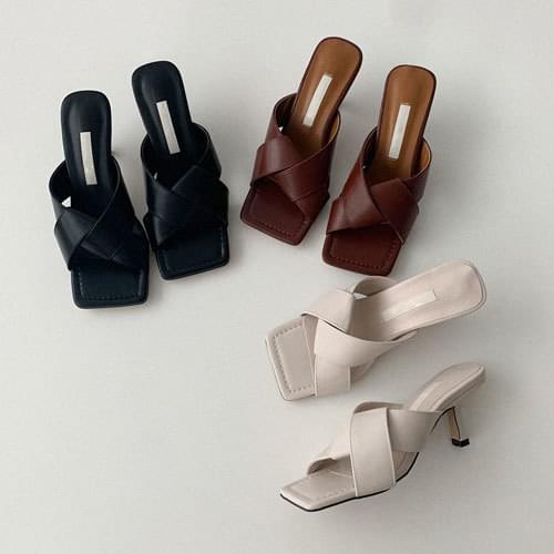 엘메미들힐슬리퍼(8cm/3color/size230~250)