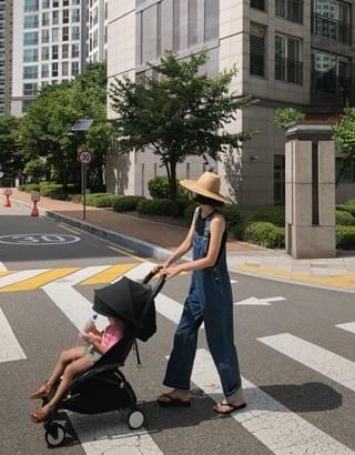 케빈 블루 데님 오버롤 (2types)