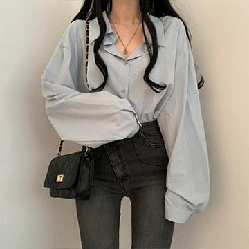 보호본능 블라우스 셔츠