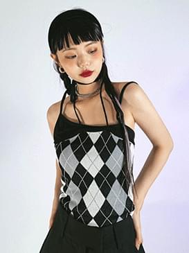 Argyle Quah Knitwear Bustier